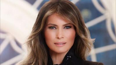The official photograph of the First Lady of the United States, Melania Trump, at the White House in Washington. White House / EPA