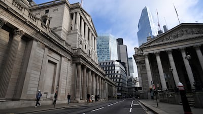 The Bank of England surprised analysts by holding interest rates at the same level. EPA