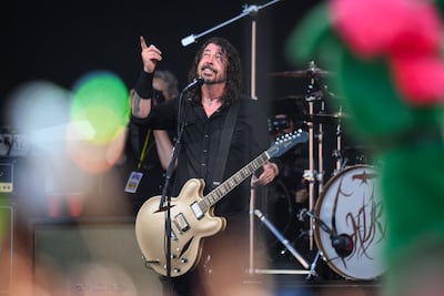 Dave Grohl, Foo Fighters frontman. Getty Images