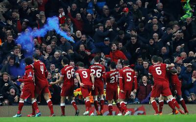 Liverpool defeated Manchester City in the Uefa Champions League in midweek. Jason Cairnduff / Action Images via Reuters