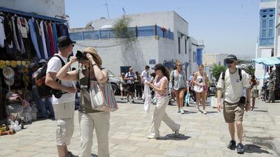 Although Tunisia's tourism industry is heavily dependent on the “sun and sea” model, the country is well positioned to promote its other attributes: its wealth of Roman sites, the southern desert and the beautiful mountains in the north. Fethi Belaid / AFP