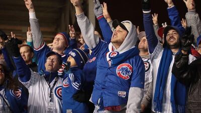 The Chicago Cubs still trail the Cleveland Indians 3-2 but the win in Game 5 has given Cubs fans renewed optimism. Scott Olson / Getty Images