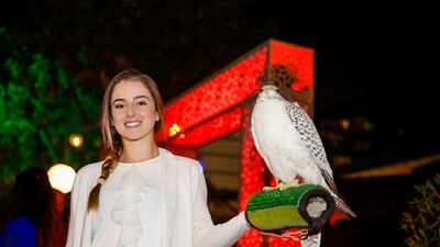 CiCi Bellis, cente, at the WTA Dubai Duty Free Tennis Championships' Players' Party. Courtesy Dubai Duty Free Tennis Championships