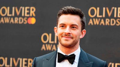 Jonathan Bailey arrives at the Olivier Awards at the Royal Albert Hall on April 7, 2019. AFP