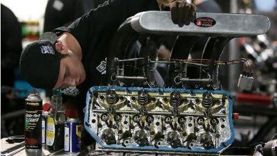 After each race the engine is rebuilt. But it has to be done perfectly; one small mistake can mean dire consequences on the track.