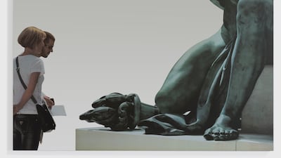 The temporary artworks also symbolise Louvre Abu Dhabi's role as a convergence point for ages and civilisations. Photo: Galleria Continua