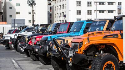 Sixty cars competed at the event. Leslie Pableo for The National