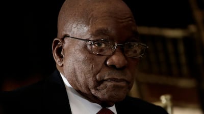It's the end of the road for Jacob Zuma. Peter Foley/EPA
