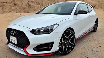 The three-door Hyundai Veloster N. All photos courtesy Gautam Sharma