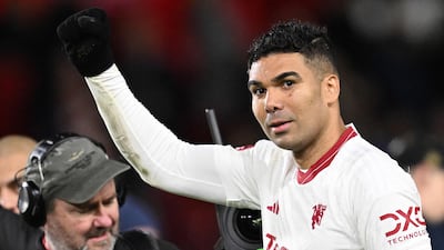 Casemiro's late headed goal secured a 1-0 win over Nottingham Forest at the City Ground. AFP