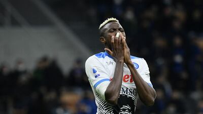 Napoli's Victor Osimhen, £47.3m. AFP