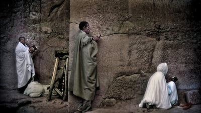 Cristina Garzone's Pilgrimage to Lalibela, winner of the eighth edition of the Emirates Photography Competition. Photo: Abu Dhabi Tourism & Culture Authority