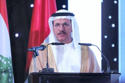 Sultan Al Mansoori, UAE Minister of Economy. Pawan Singh / The National