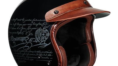 Helmet Berluti x Veldt by Berluti, Dh16,400. Berluti