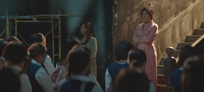 The school’s principal, played by Saudi actress Shaima Al Tayeb (Hajjan), is one of the standout characters of the film. Photo: Netflix