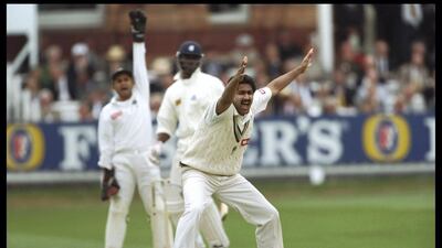 2. Anil Kumble (India): Period: 1999-2008; Tests: 10; Innings: 18; Wickets: 49; Average: 37.73; Strike-rate: 65.3; 5WI: 4; 10WM: 1; BBI: 8-141; BBM: 12-279. Adrian Murrell / Allsport UK