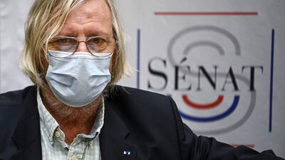 Professor Didier Raoult appeared before a Senate commission on the management of the Covid-19 pandemic by French State institutions on September 15. AFP