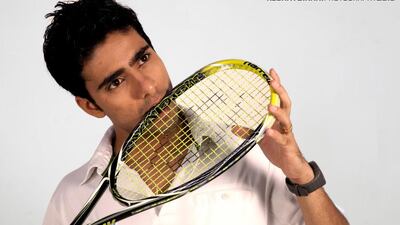 Indian squash player Ravi Dixit. Courtesy indieicons.com