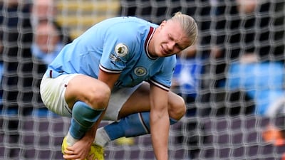 3=) Manchester City's new striker Erling Haaland, £375,000 a week. AFP