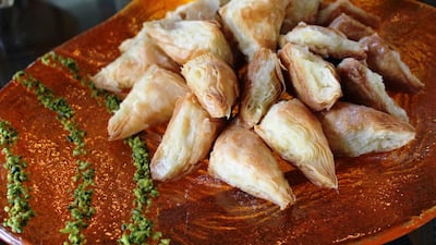 The iftar at Sambusek restaurant at Rosewood Abu Dhabi. Courtesy Rosewood Abu Dhabi