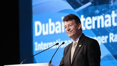 Paul Griffiths, the chief executive of Dubai Airports, is not the first to criticise alliances such as such as oneworld, SkyTeam and Star Alliance. Jeffrey E Biteng / The National