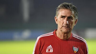 Edgardo Bauza will prepare the UAE for their 2018 World Cup qualifier against Saudi Arabia. Courtesy UAE FA
