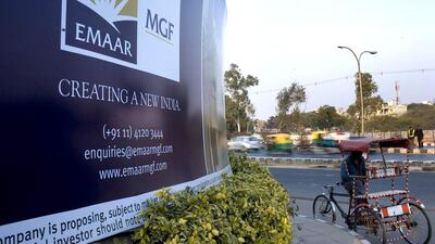 Emaar MGF, a joint venture between Emaar in Dubai and MGF in India, has faced a series of issues in India since it entered the market in 2005. Sanjit Das / Bloomberg News