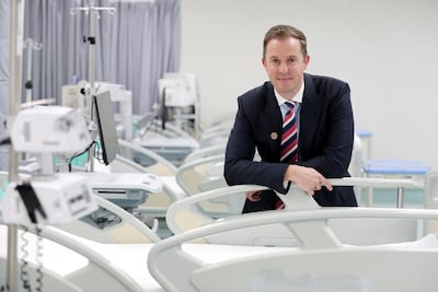 Dr Rob Cooling, vice president of health, safety and environment at Expo 2020 Dubai, said health facilities onsite will be in keeping with those provided at the Olympics. Chris Whiteoak / The National