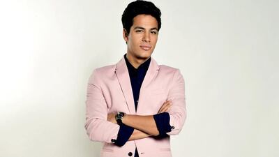 Ahmed Hassan from Egypt, one of the members of boyband The 5, who became a smash hit when they were put together for X Factor Middle East. Courtesy of MBC Group