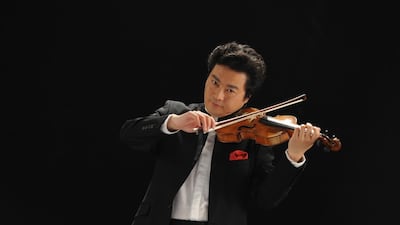 Violinist Lu Siqing. Photo by DongJingYu