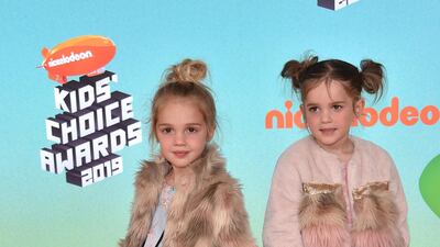 Mila and Emma Stauffer. AFP