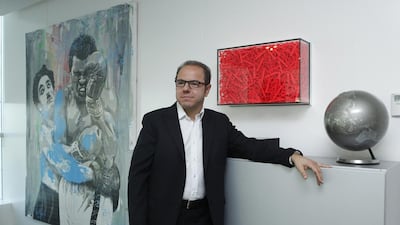 Elie Khouri is a 25-year veteran of the Dubai media scene and one of its best-known personalities. Jeffrey E Biteng / The National