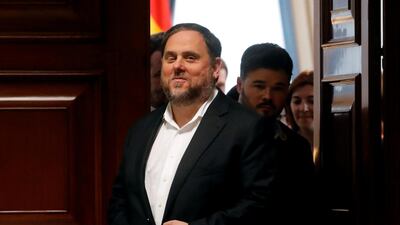 Oriol Junqueras has, however, been allowed to get his parliamentary credentials from Spanish Parliament. Reuters