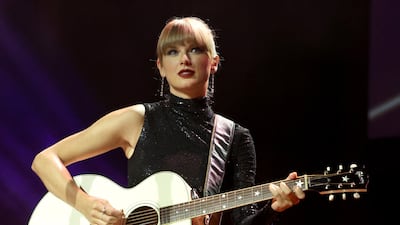 Taylor Swift is nominated for Best Country Song and Song of the Year. AFP