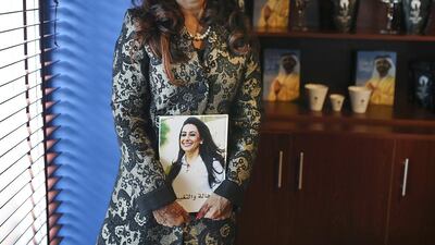 Emirati Hala Kazim released her first book, Hala wa Taghyeer (Hala and Change), this year, encouraging women to love themselves and to find happiness. Sarah Dea / The National