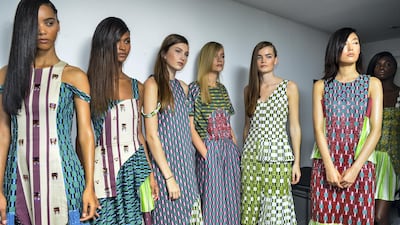 Lisa Folawiyo’s bold collection being shown in New York. Getty