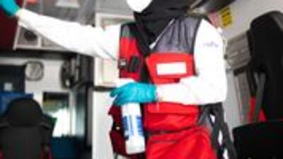 A career in medicine and a commitment to help others was Ms Hammadi's childhood dream and also her father’s wish. Courtesy: Frontline Heroes Office