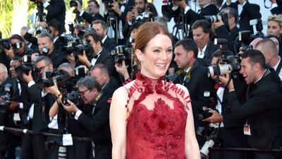Julianne Moore, in Givenchy, attends the opening gala during the 70th annual Cannes Film Festival at Palais des Festivals on May 17, 2017 in Cannes, France. Getty Images