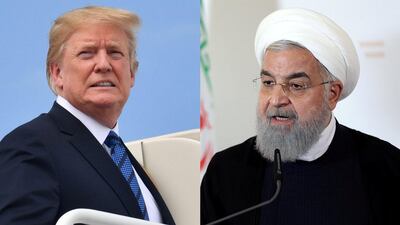 US President Donald Trump and his Iranian counterpart Hassan Rouhani have indulged in a round of threats and counter-threats. AFP; Reuters