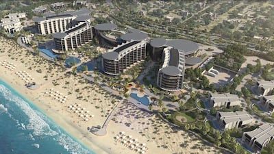 An aerial shot of Jumeirah's Saadiyat Island resort that will open in November. Jumeirah