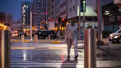 It has been an exceptionally wet start to 2022 for the UAE, with more than 18 months' worth of rain falling in only a few days earlier in the month. Victor Besa / The National