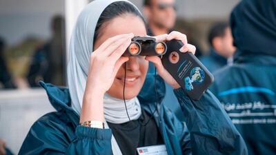Mohammed bin Rashid Space Centre’s team at the launch site of Khalifasat in Japan. Courtesy: Dubai Media Office