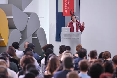 Lawrence Abu Hamdan, at the Sharjah Biennial, interviewed former detainees to reconstruct Sednaya Prison’s physical form and brutality. Courtesy the artist and Sharjah Art Foundation