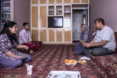 "We needed this quiet time,” explained Marwa Faizi (left). Stefanie Glinski for The National