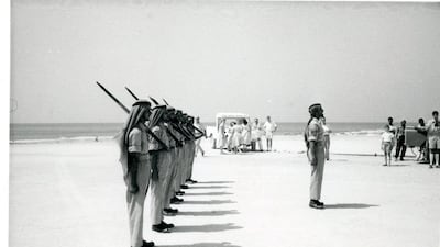 Abu Dhabi’s police force modernised during the 1970s. Photo: Abu Dhabi Police