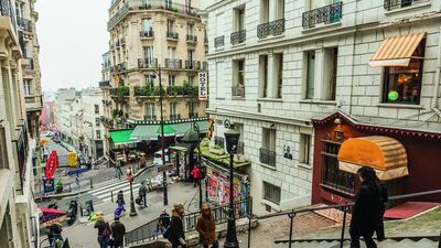 The streets of Montmartre, Paris, are filled with cobbles and steps, such as these near the Lamarck-Caulaincourt Metro Station. Atlantide Phototravel / Corbis