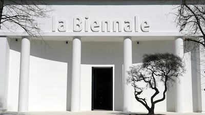 The 2026 Venice Biennale will be begin in May. EPA