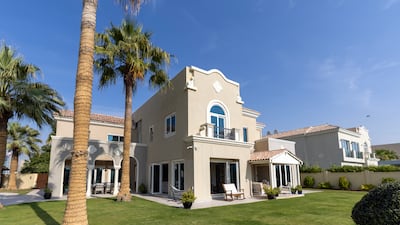 The villa is beside Els Club Dubai golf course and close to Sports City. Chris Whiteoak / The National