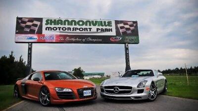 Despite the Audi having a 5.2L V10 engine and the Mercedes having a larger capacity 6.2L V8, there is but two tenths of a second between the cars when accelerating from zero to 100kph.