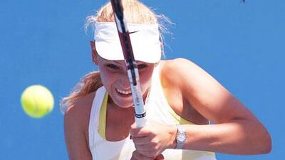 Donna Vekic says that when she steps out on a tennis court she does so representing Croatia. The 16 year old is based in Britain, has a British tennis coach and even has a slight British accent.